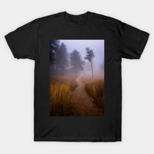 Foggy Path in the Mountains T-Shirt